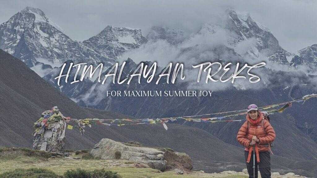 Himalayan trek in summer